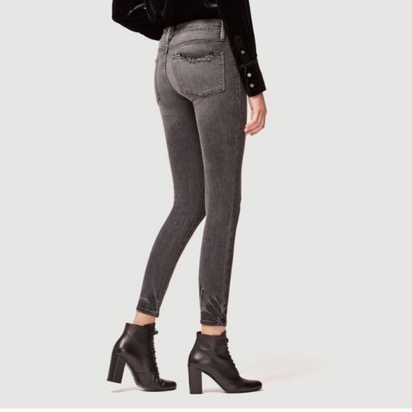 Frame Denim | Le Skinny de Jeanne Crop Jeans Jackson Peak Gray Size 29 - Picture 2 of 9